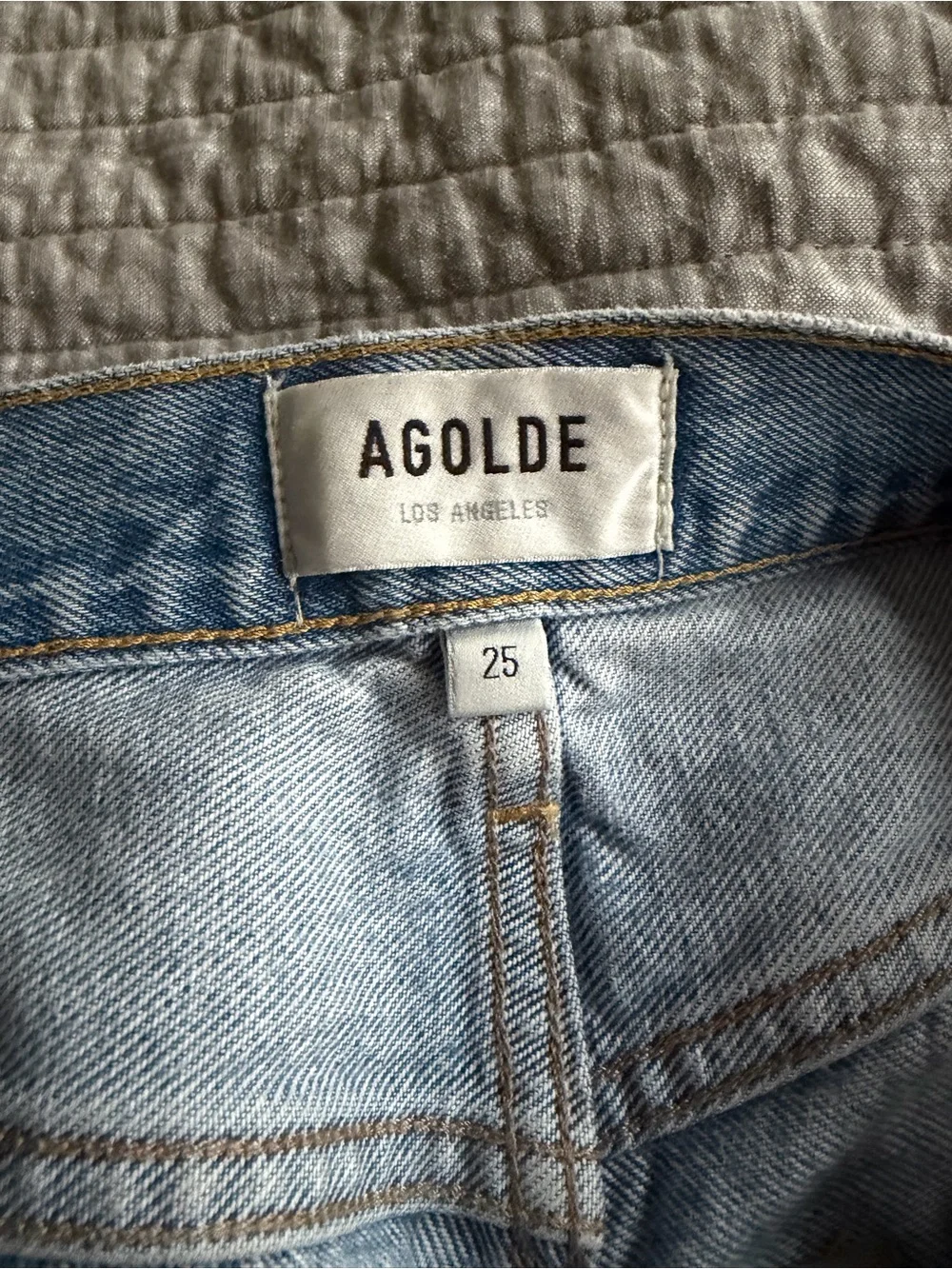 AGOLDE Parker Long Shorts - Swapmeet Blue 25